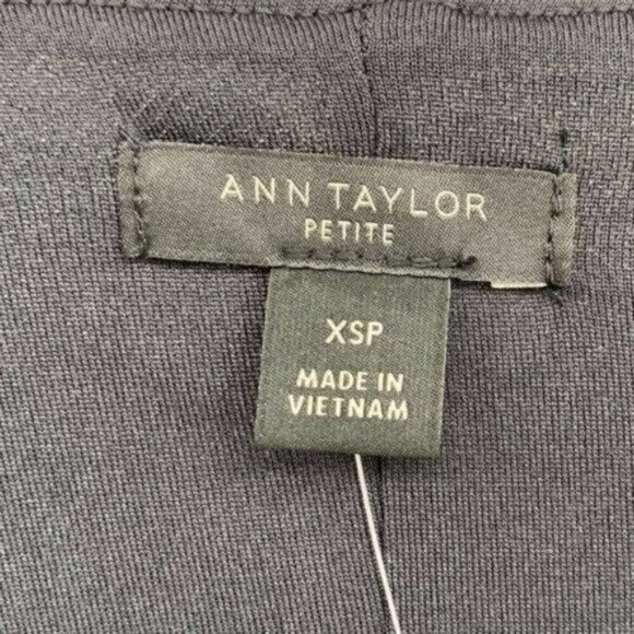 Ann Taylor Gray Knit Leopard Animal Lightweight Long Sleeve Wrap XSP Dress NWT - Picture 8 of 8